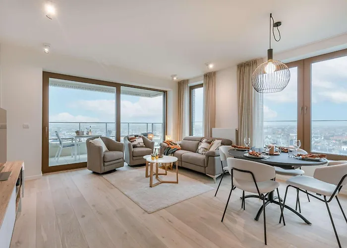 Apartment Huswell - With Fantastic View, Terrace And Parking Ostend