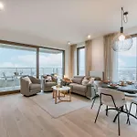 Apartmán Huswell - With Fantastic View, Terrace And Parking Ostende
